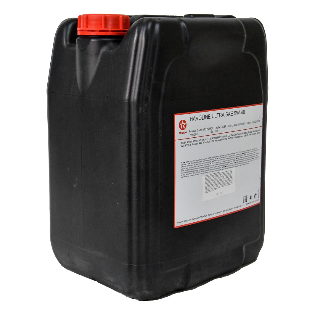 Моторное масло TEXACO Havoline Ultra 5W-40 20 л (840310HOE) - zapix