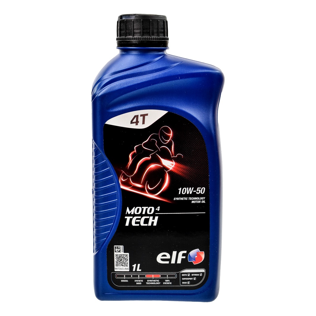 Моторное масло ELF Moto Tech 4T 10W-50 синтетическое 1 л 213949 - zapix