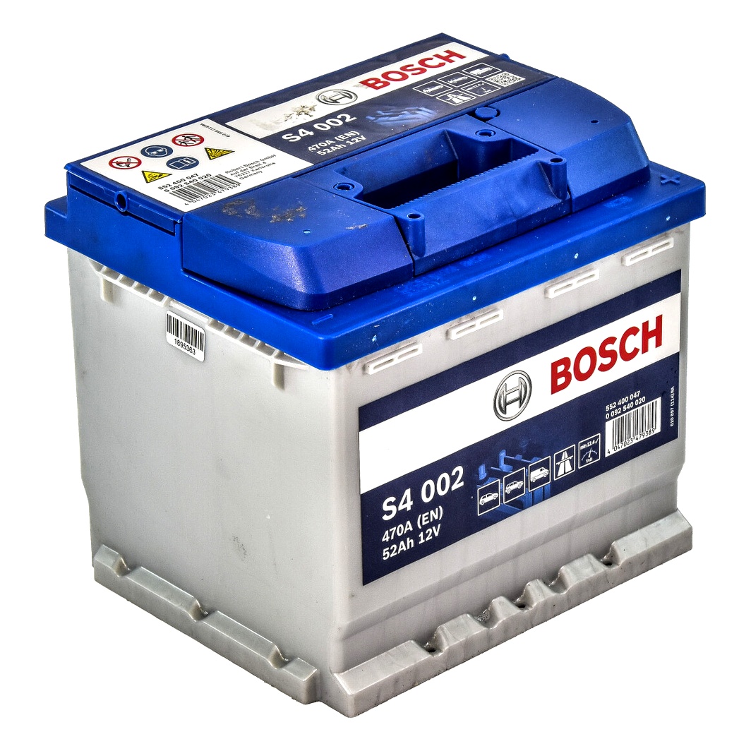 Акумулятор BOSCH S4 Silver 12V 52Ah 470A R+ 0092S40020 - zapix