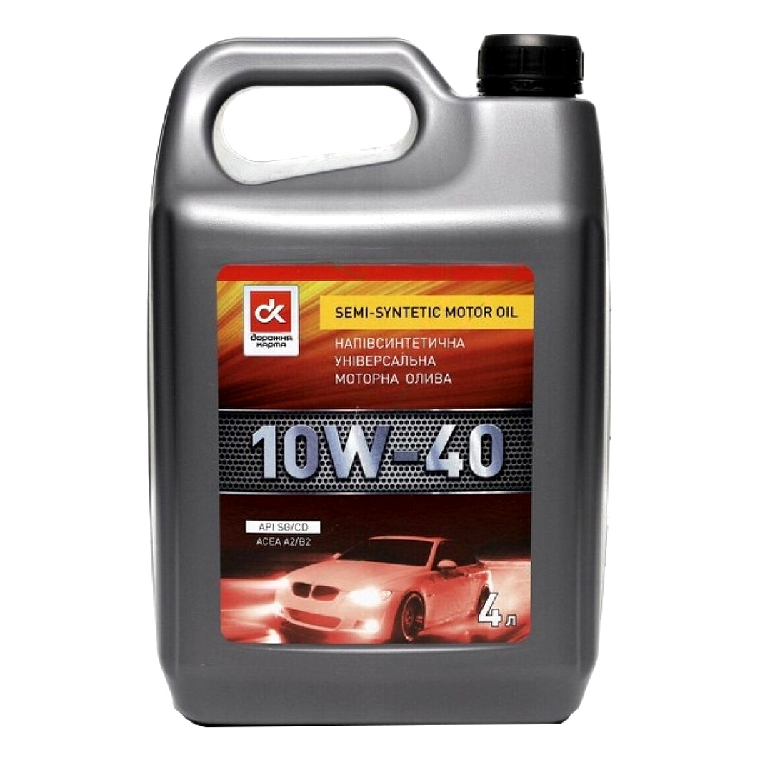 Моторна олива ДОРОЖНЯ КАРТА SG/CD 10W-40 4 л (4102871245) - zapix