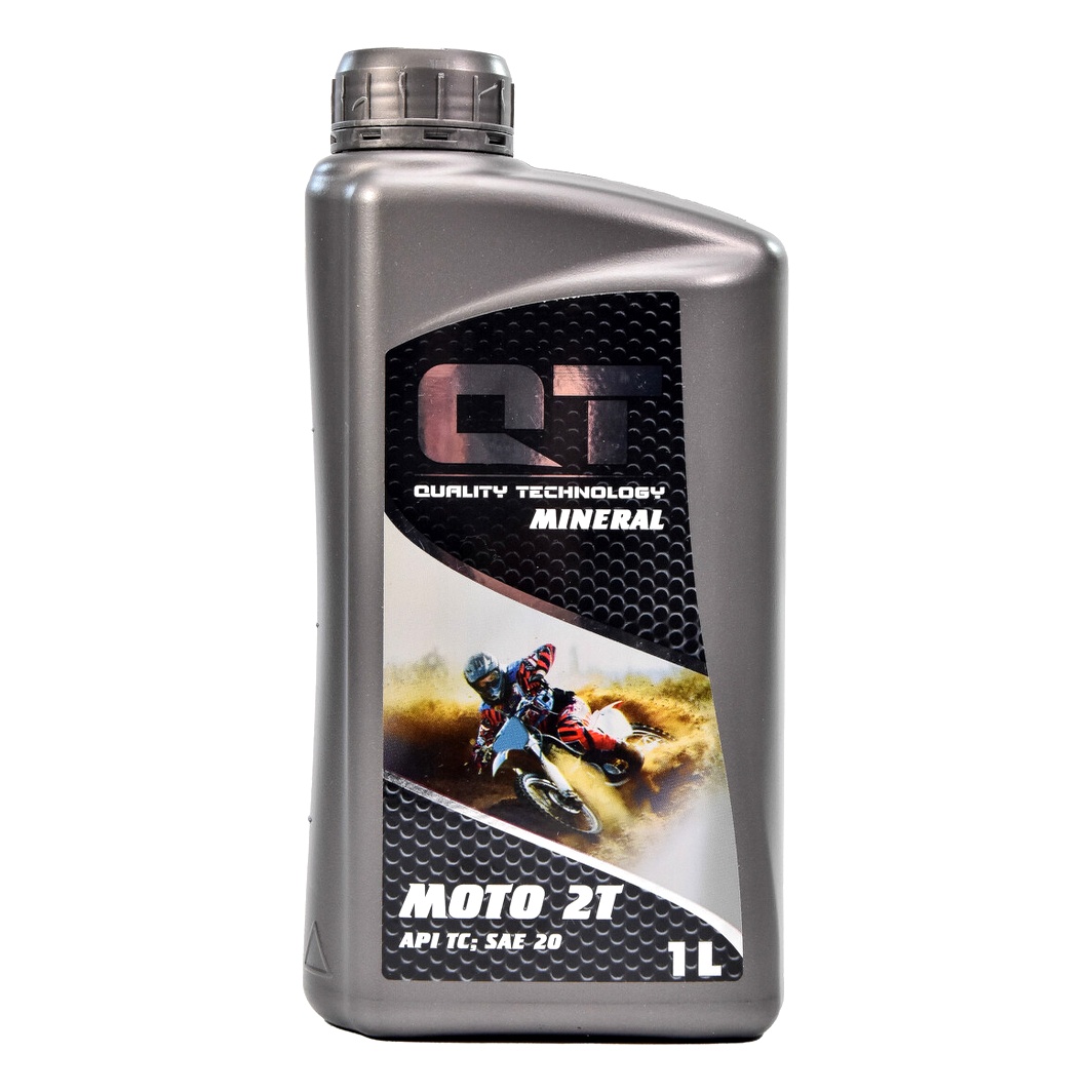 Моторное масло QT Moto 2T 20W минеральное 1 л QT1520001 - zapix