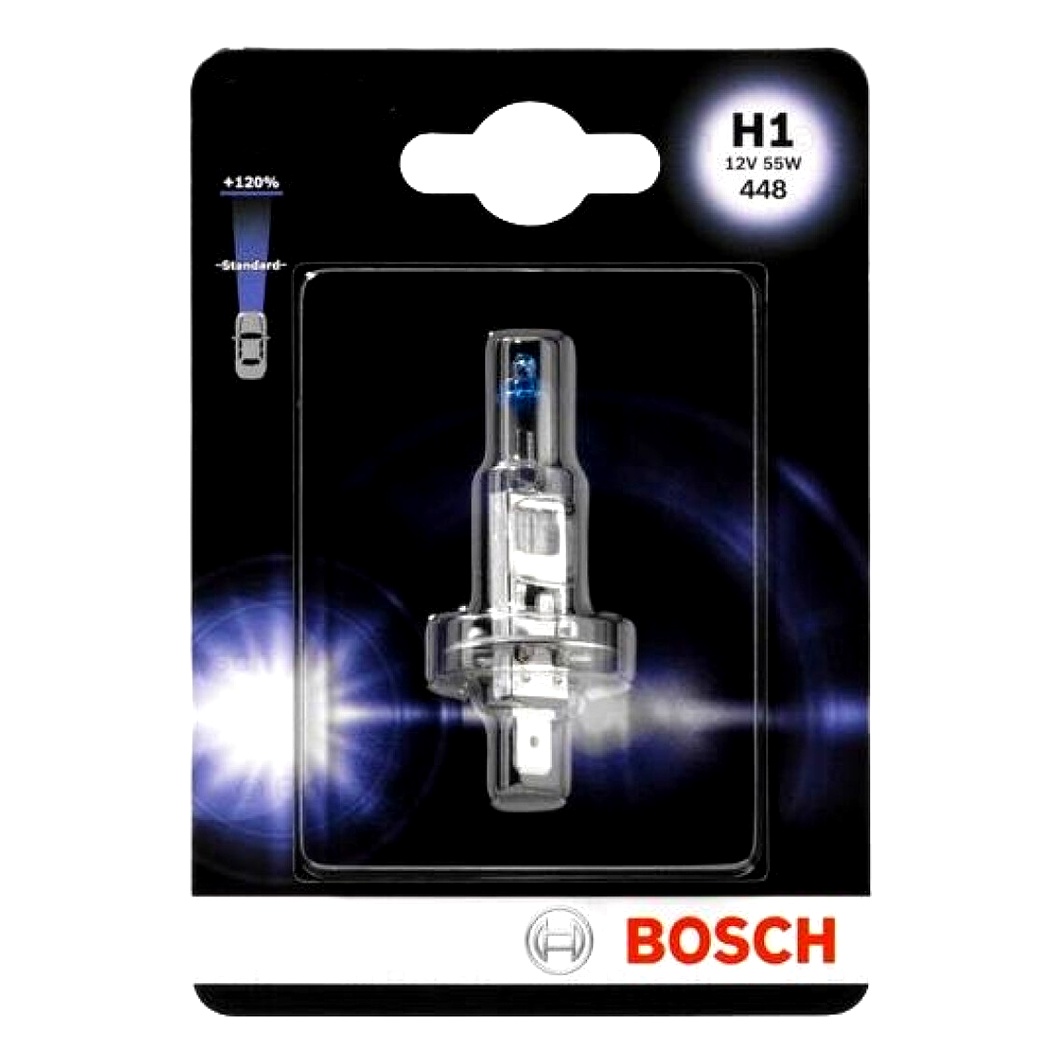 Автолампа галогенова BOSCH Gigalight Plus 150 H1 P14.5s 55W 12V 1987301135 - zapix