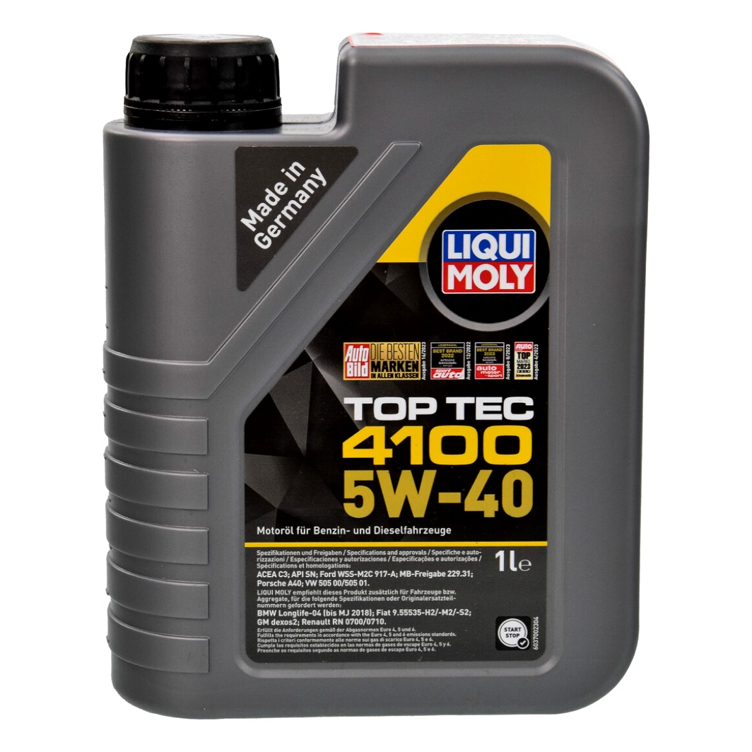 Моторна олива LIQUI MOLY Top Tec 4100 5W-40 1 л (9510) - zapix