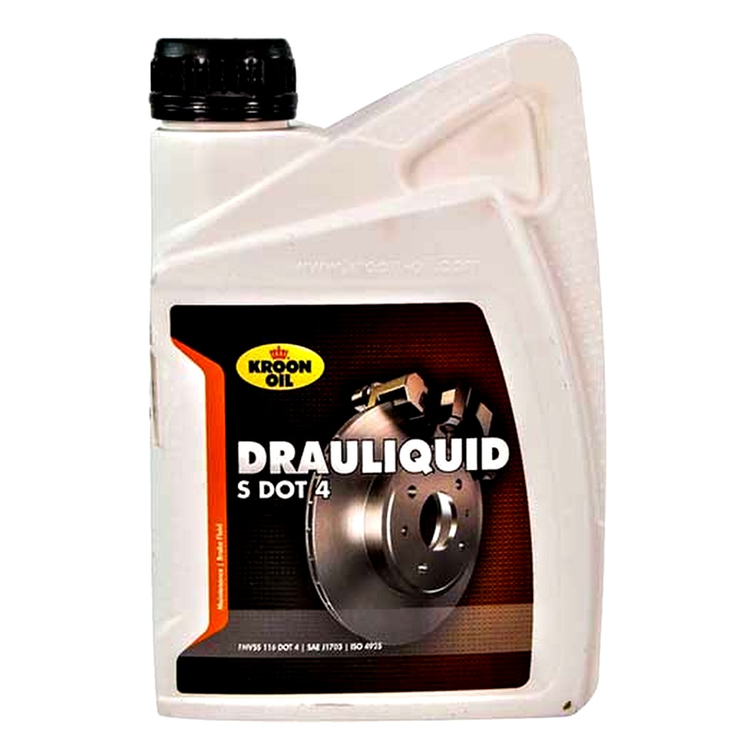 Гальмівна рідина KROON OIL DOT 4 DRAULIQUID-S пластик 1 л 04206 - zapix