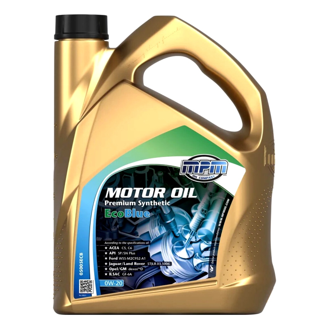 Моторное масло MPM Premium Synthetic EcoBlue 0W-20 5 л (05005ECB) - zapix