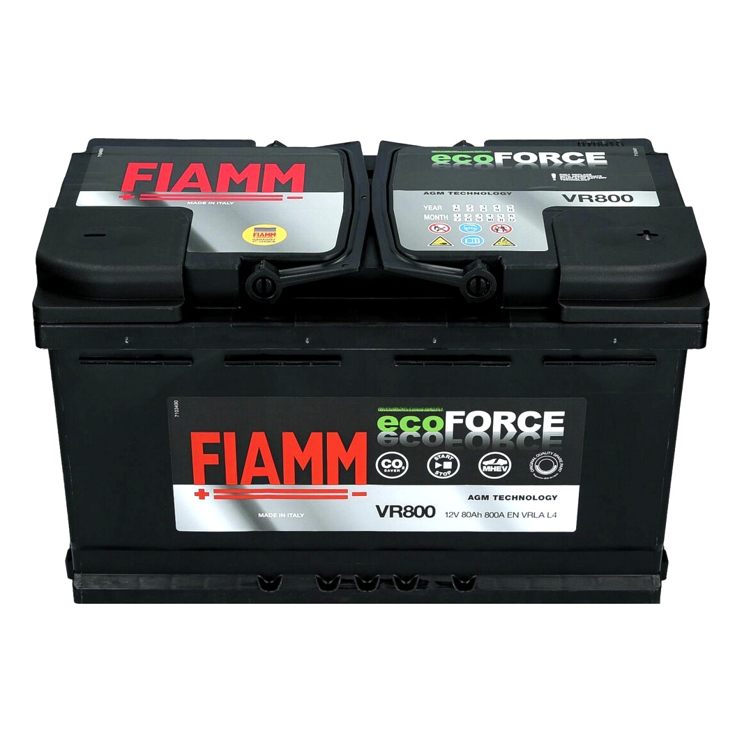 Акумулятор FIAMM Ecoforce AGM 12V 80Ah 800A R+ VR800 - zapix