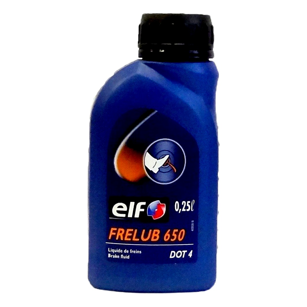 Гальмівна рідина ELF DOT 4 FRELUB 650 пластик 0.25 л FRELUB650DOT4025 - zapix