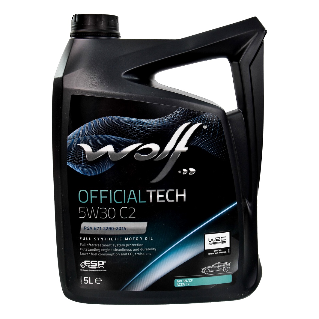 Моторна олива WOLF Officialtech C2 5W-30 5 л (8309113) - zapix