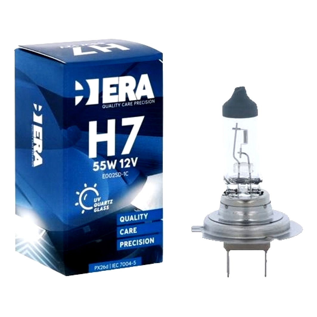 Автолампа накала ERA H7 PX26d 55W 12V белая E002SD1C - zapix