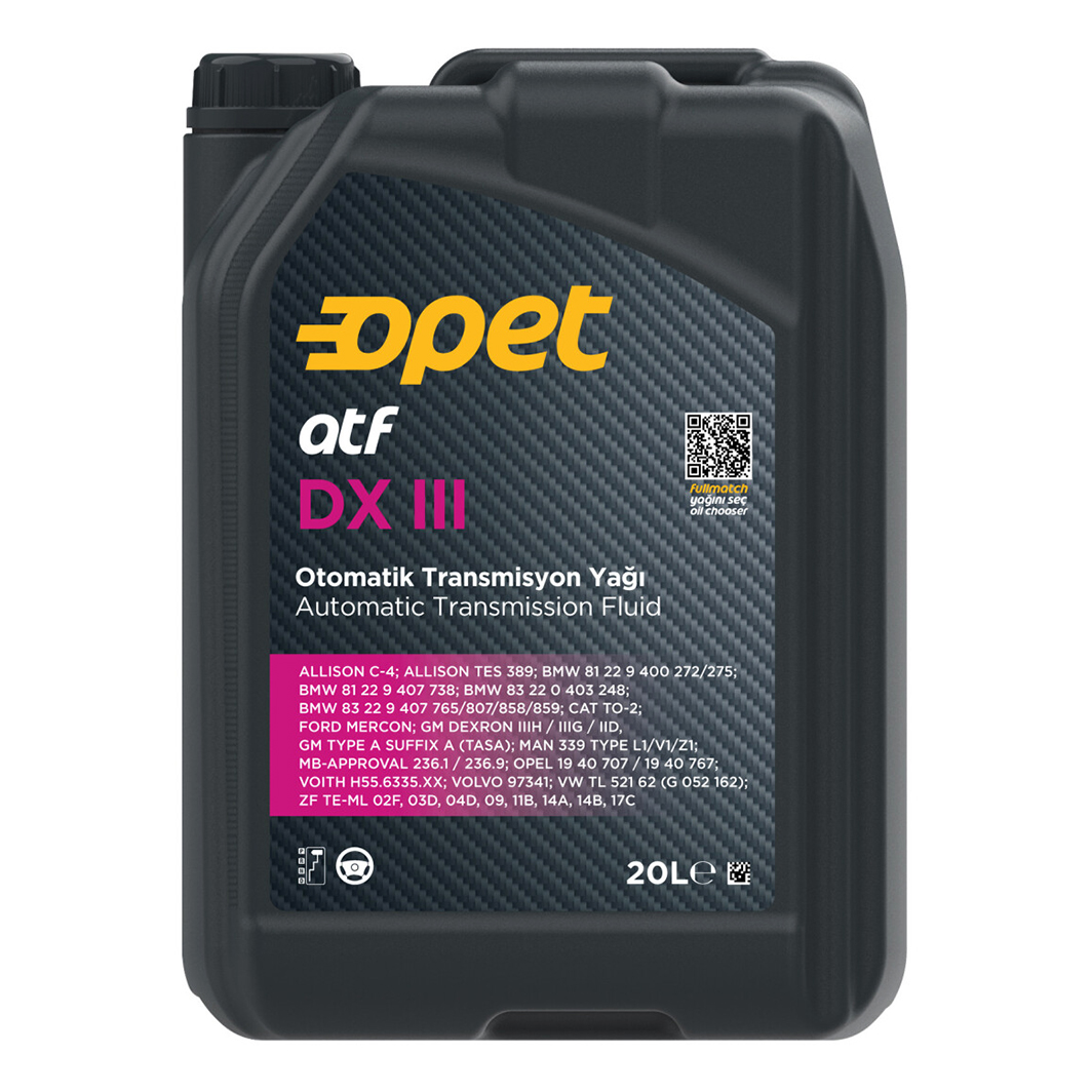 Трансмісійна олива OPET ATF DX III 20 л 601224553 - zapix