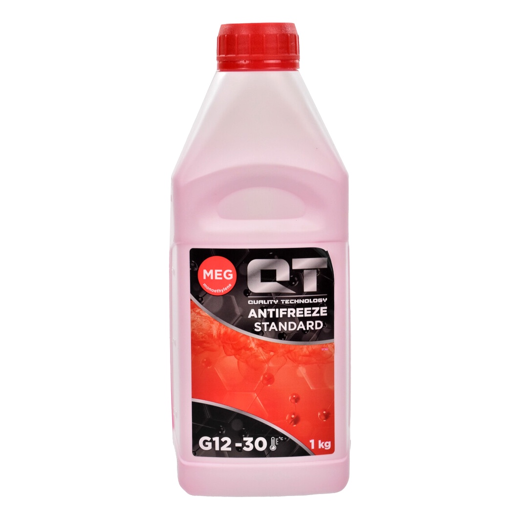Готовий антифриз QT MEG Standard червоний G12 -30 °C 1 л (QT551301) - zapix