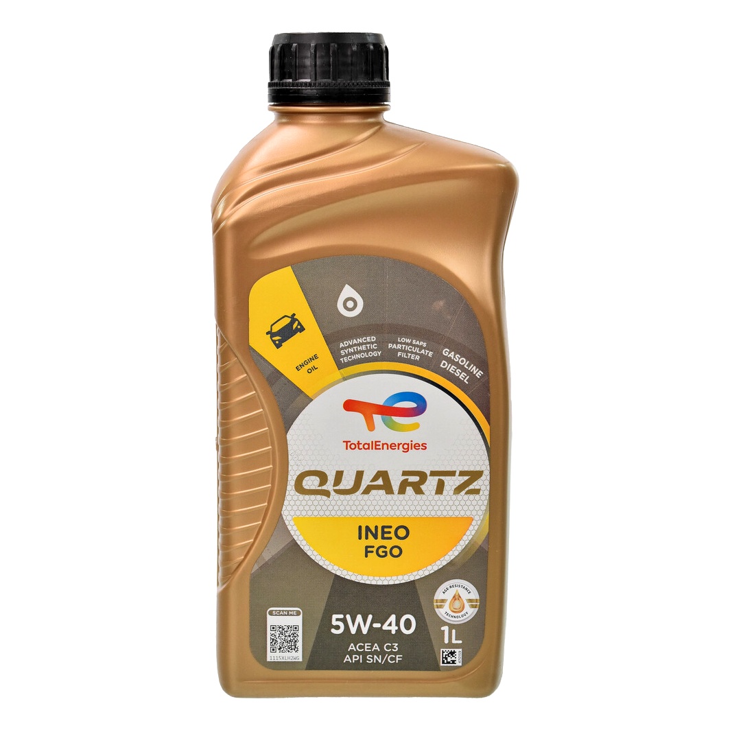Моторное масло TOTAL Quartz Ineo FGO 5W-40 1 л (5W40QIFGO1L) - zapix