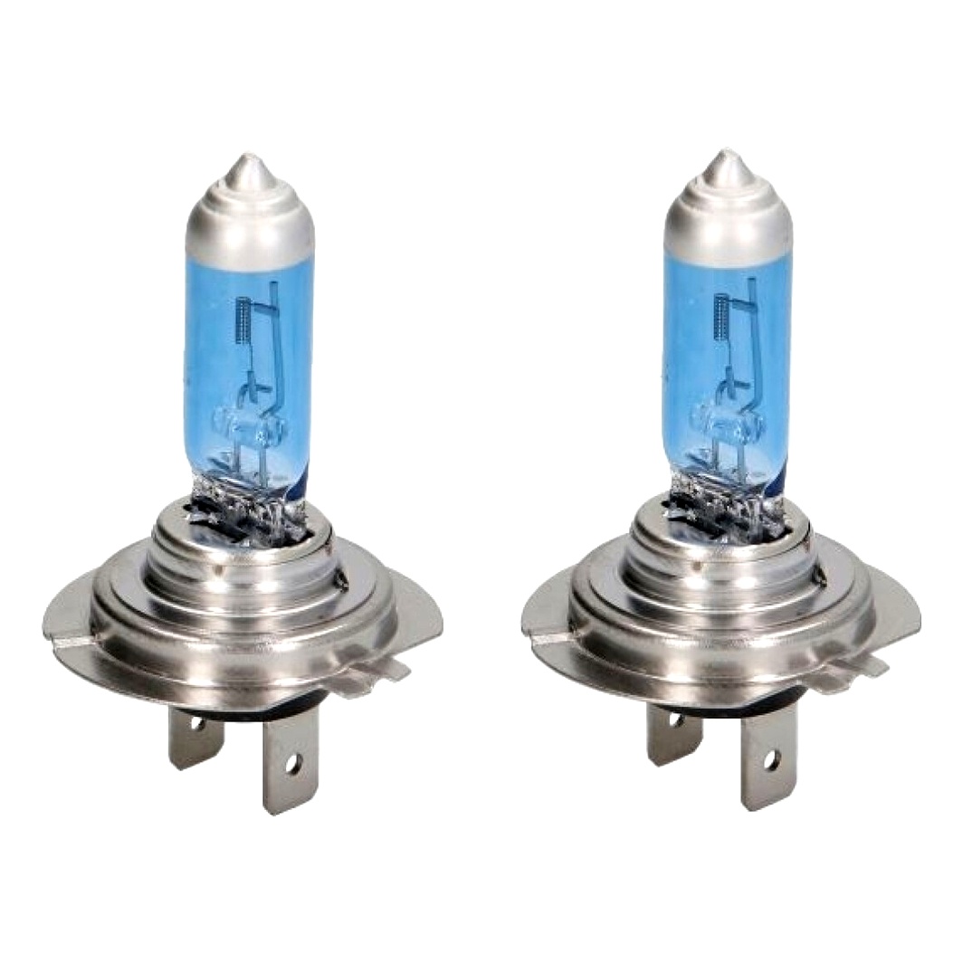 Автолампа галогенова M-TECH Powertec Ultra White H7 PX26d 55W 12V світло-блакитна PTZUW7DUO - zapix