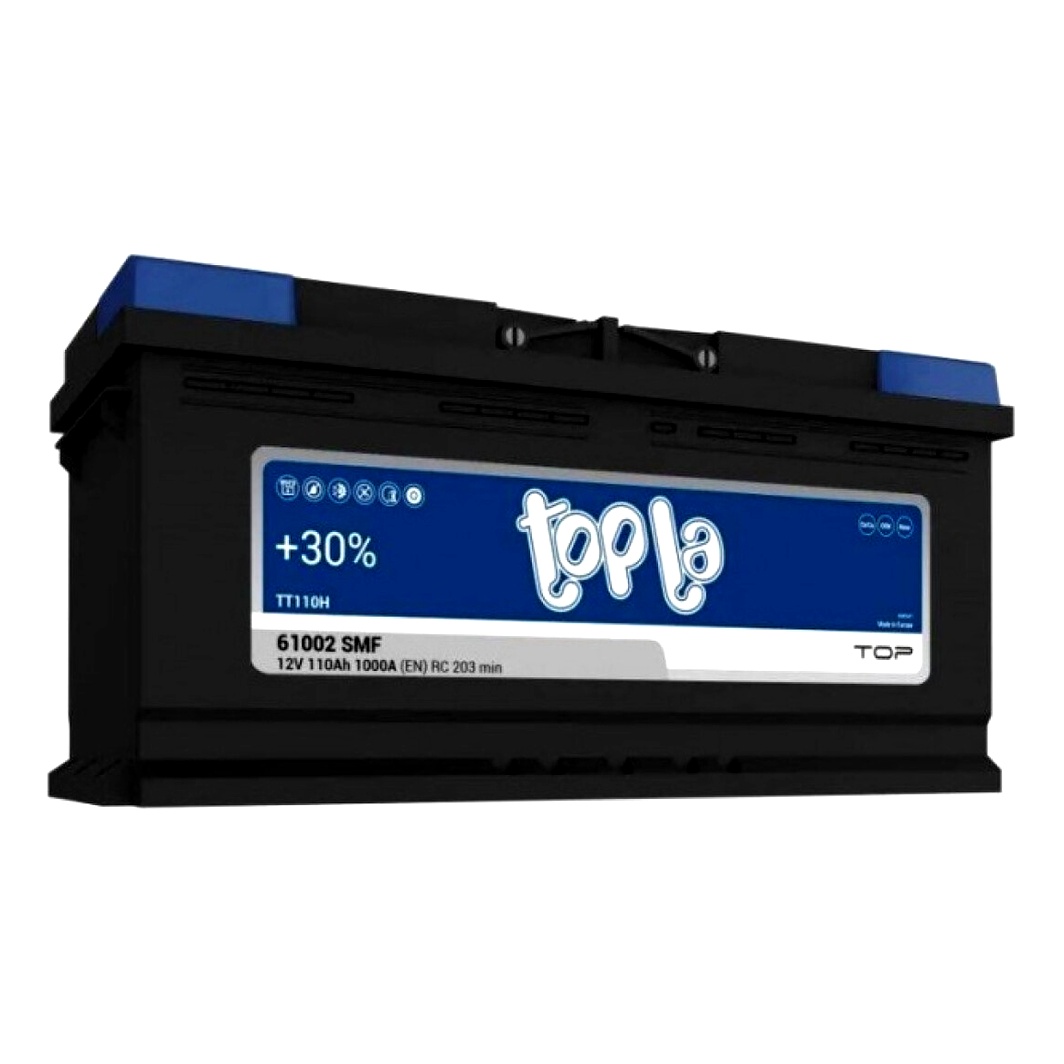 Акумулятор TOPLA Top 12V 110Ah 1000A R+ 108210T - zapix