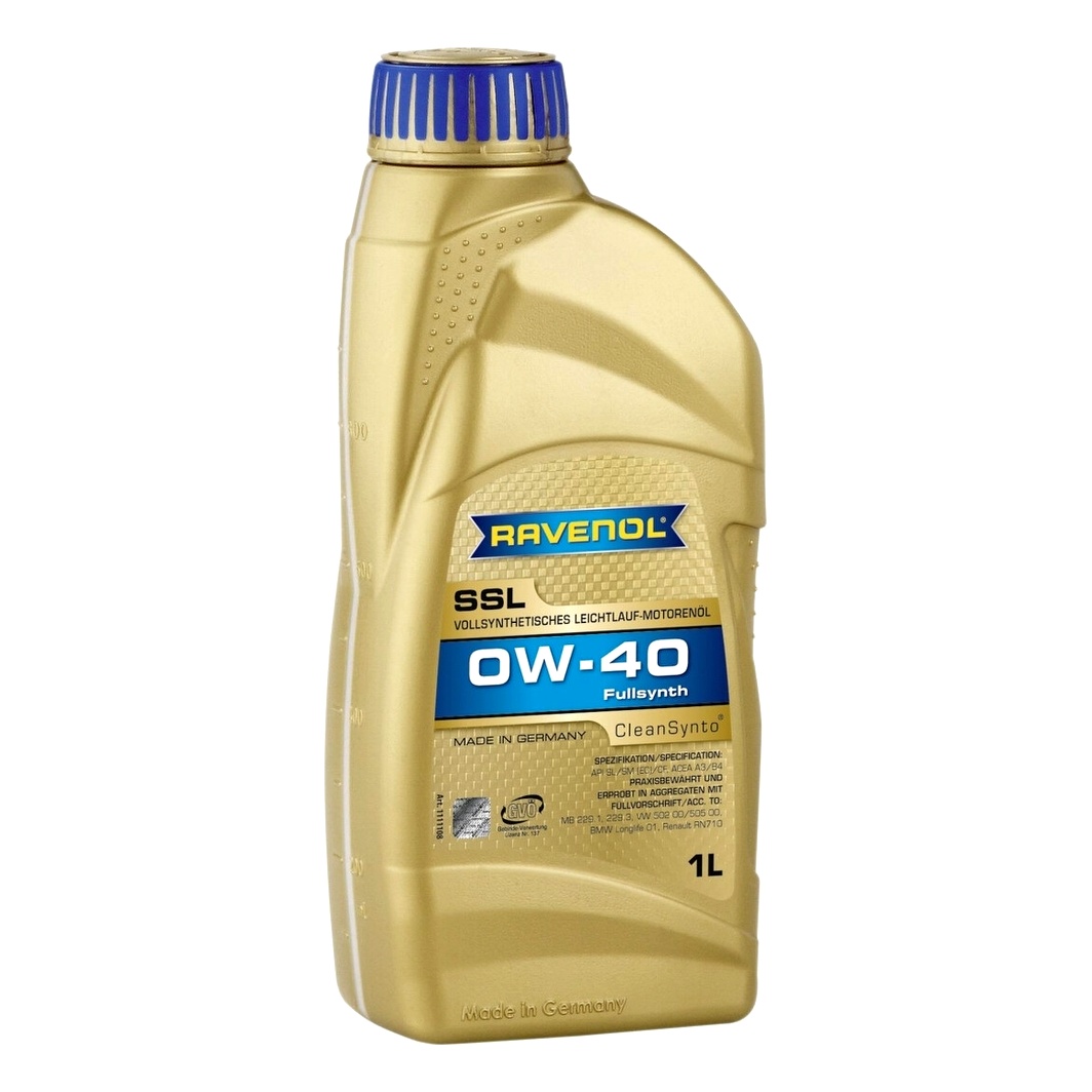 Моторна олива RAVENOL SSL 0W-40 1 л (11111081) - zapix