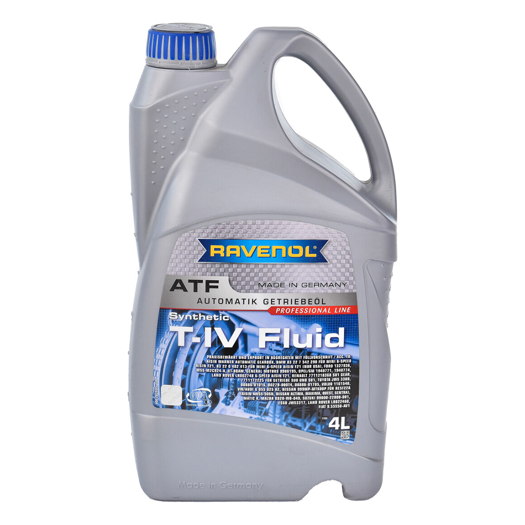 Трансмиссионное масло RAVENOL ATF T-IV Fluid 4 л 12121024 - zapix