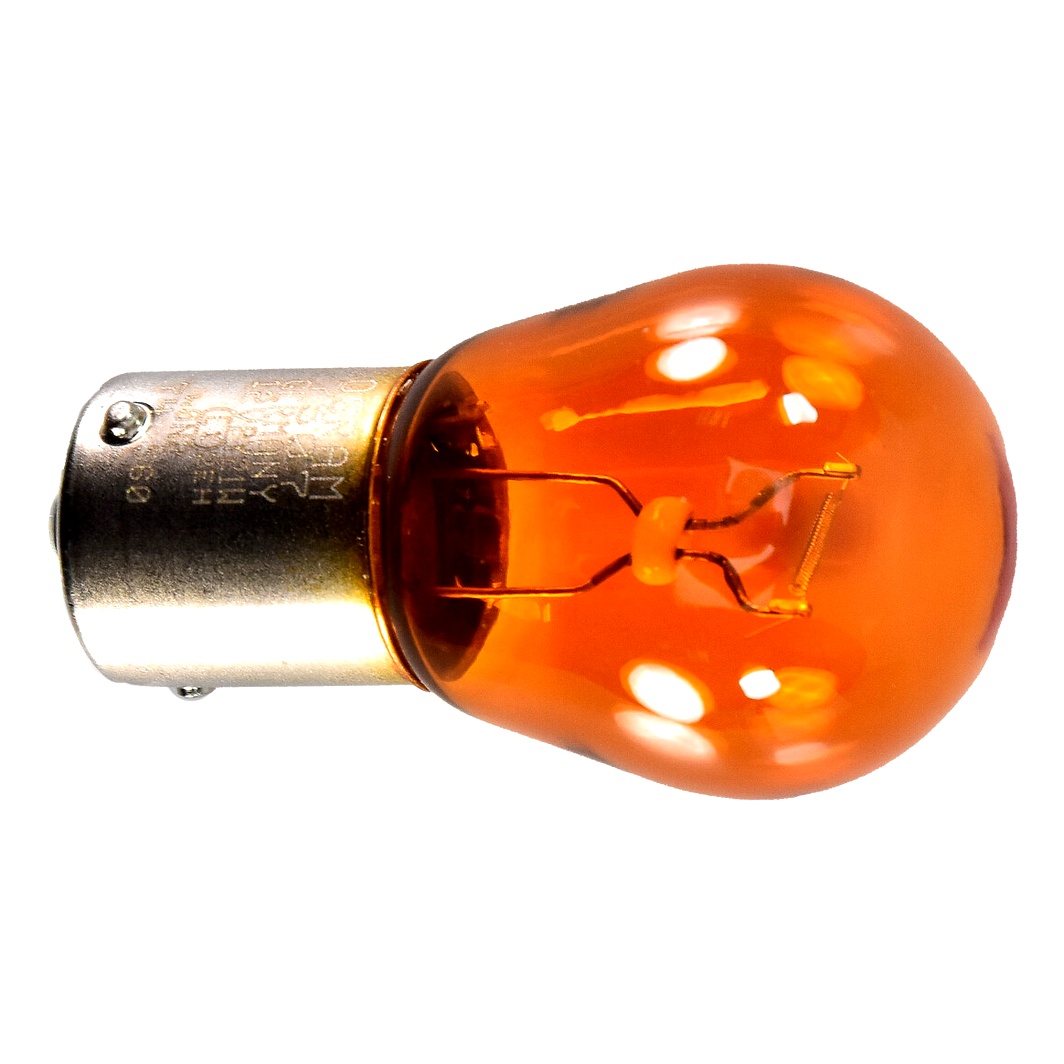 Автолампа розжарювання OSRAM Original PY21W BAU15s 21W 12V помаранчева 7507 - zapix