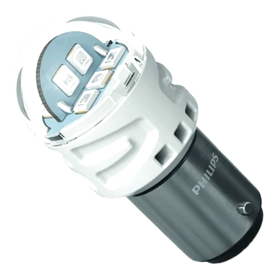Автолампа LED (светодиодная) PHILIPS Ultinon Pro3100 P21/5W BAY15d 1.75W 12V красная 11499RU31B2 - zapix