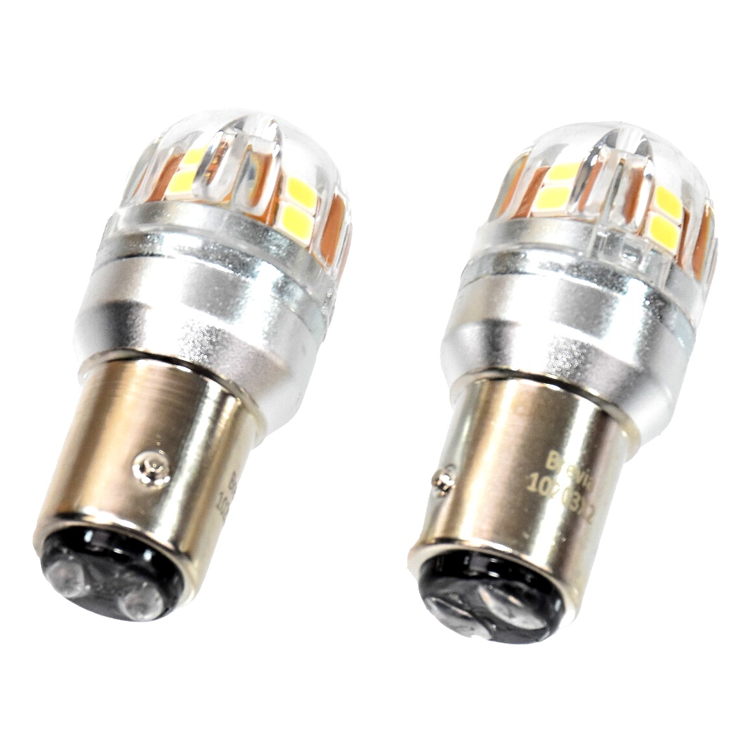 Автолампа LED (світлодіодна) BREVIA S-Power PY21/5W BAY15d 5W 12V біла 10203X2 - zapix