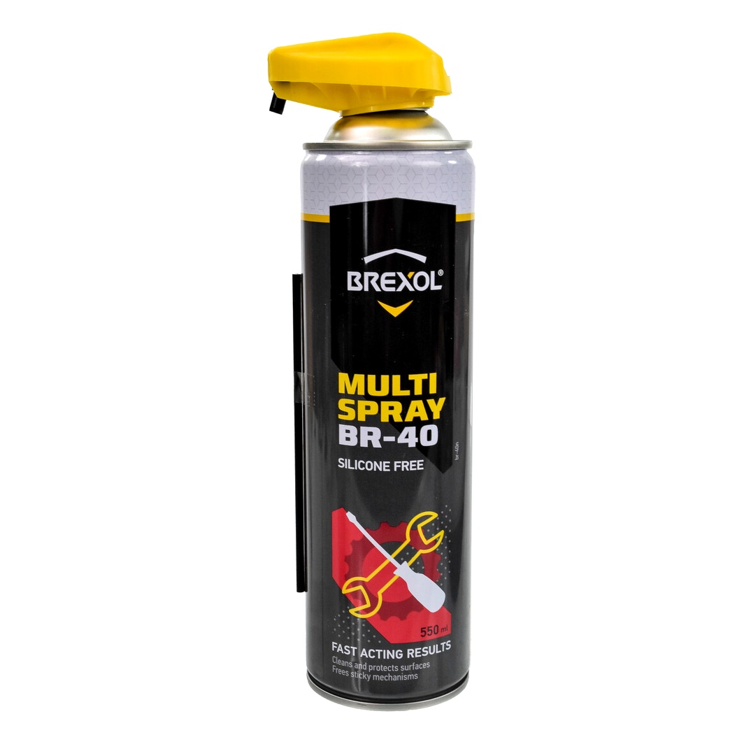 Змазка синтетична BREXOL Multi Spray BR-40 універсальна 550 мл (BR40N) - zapix