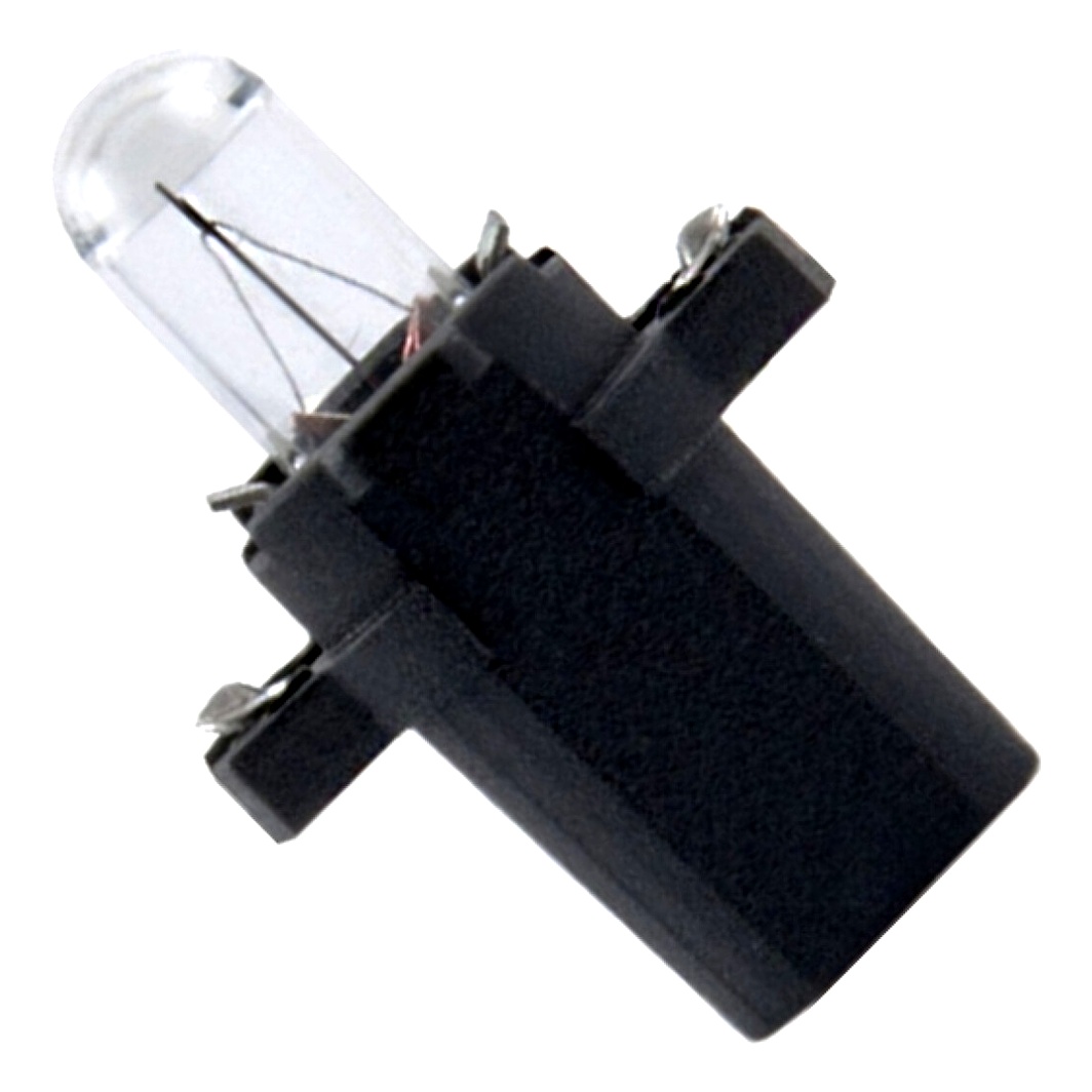 Автолампа розжарювання ДОРОЖНЯ КАРТА BAX10s B8.3d 1.2W 24V прозора DK24V12WB83DBAX - zapix