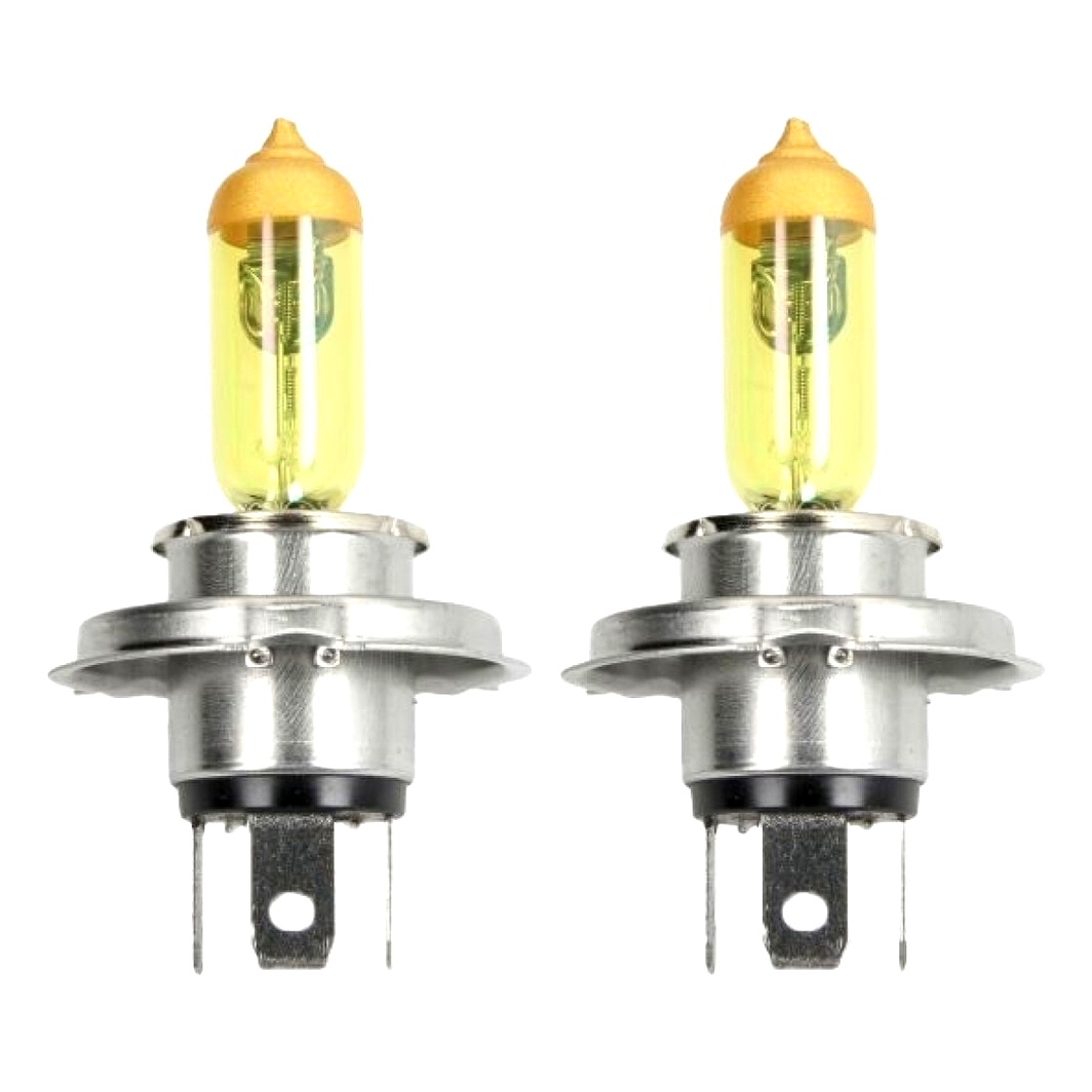 Автолампа галогеновая M-TECH Powertec Retro H4 P43t 60W 12V желтая PTZRT4DUO - zapix