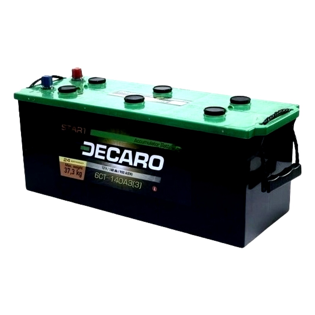 Акумулятор DECARO Start 12V 140Ah 900A L+ 61403S - zapix