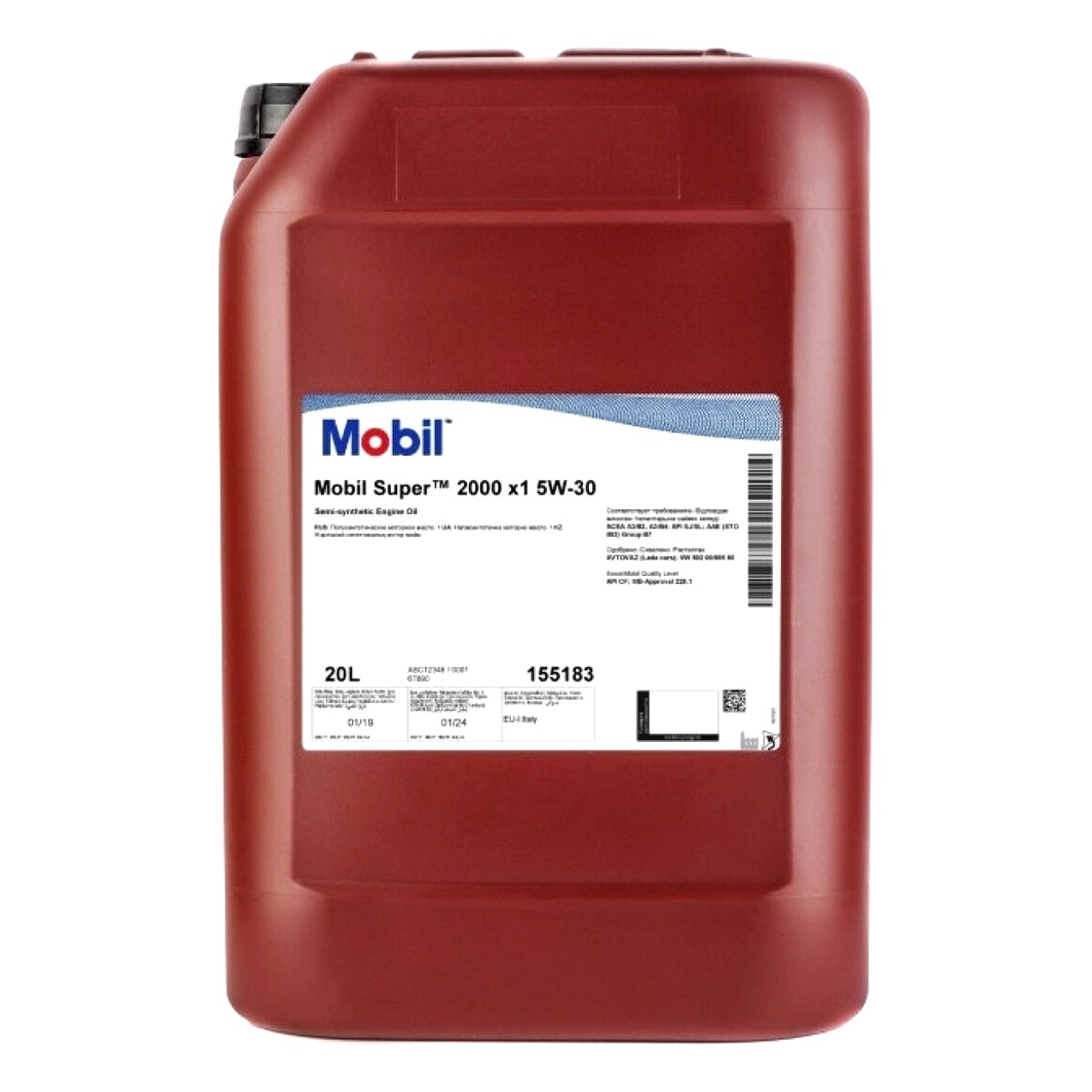 Моторное масло MOBIL Super 2000 X1 5W-30 20 л (155316)