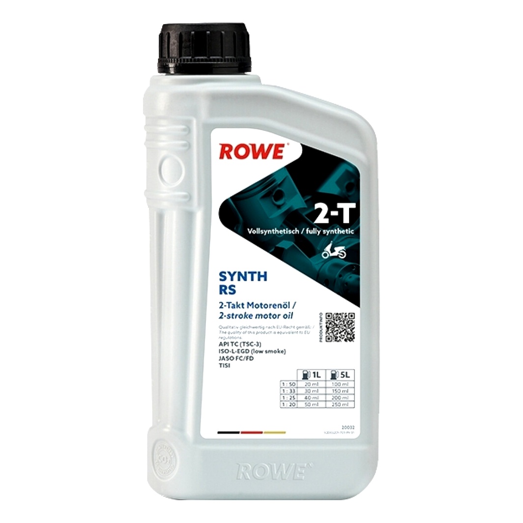 Моторное масло ROWE Synth RS 2T синтетическое 1 л 20032001099 - zapix