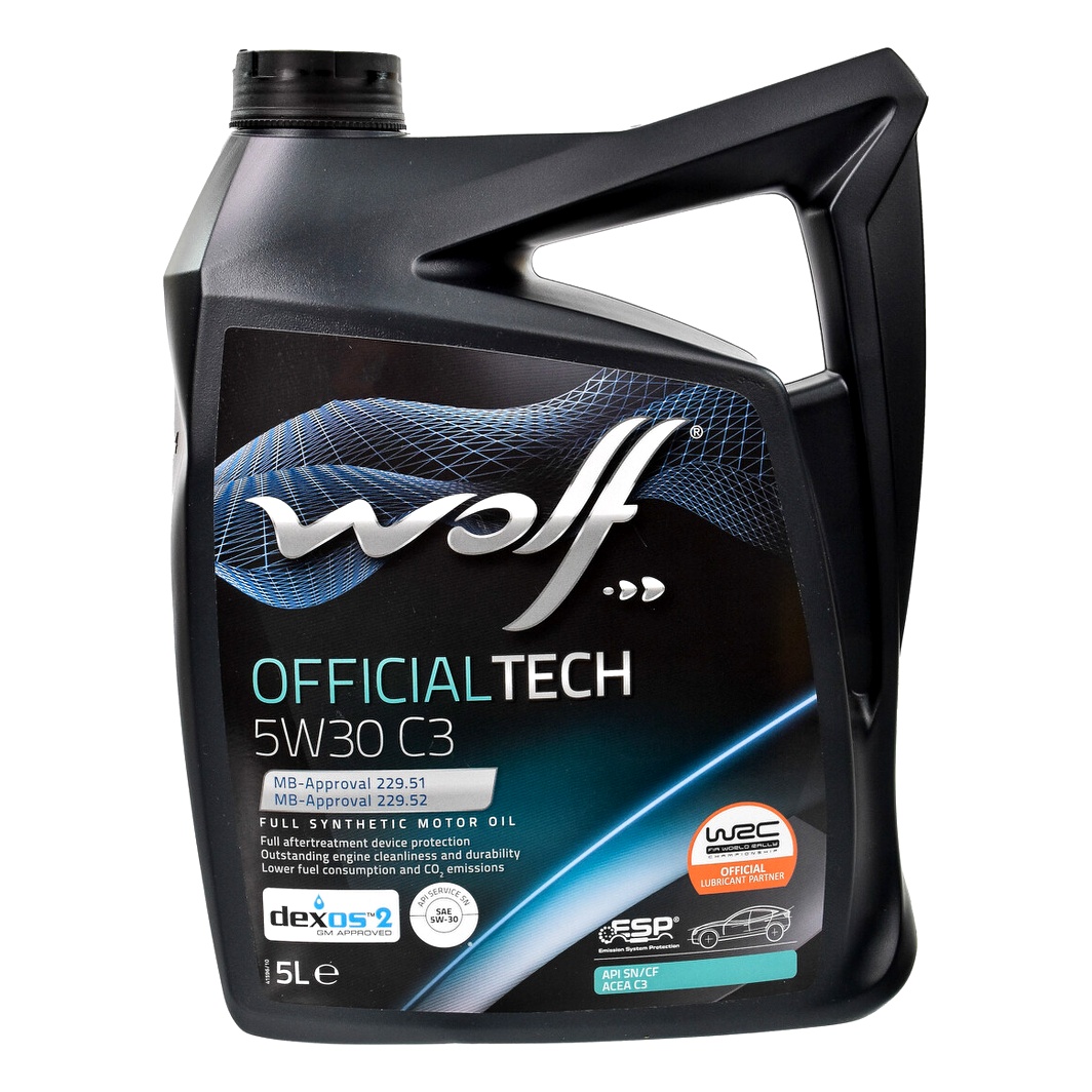 Моторна олива WOLF Officialtech C3 5W-30 5 л (8308215) - zapix