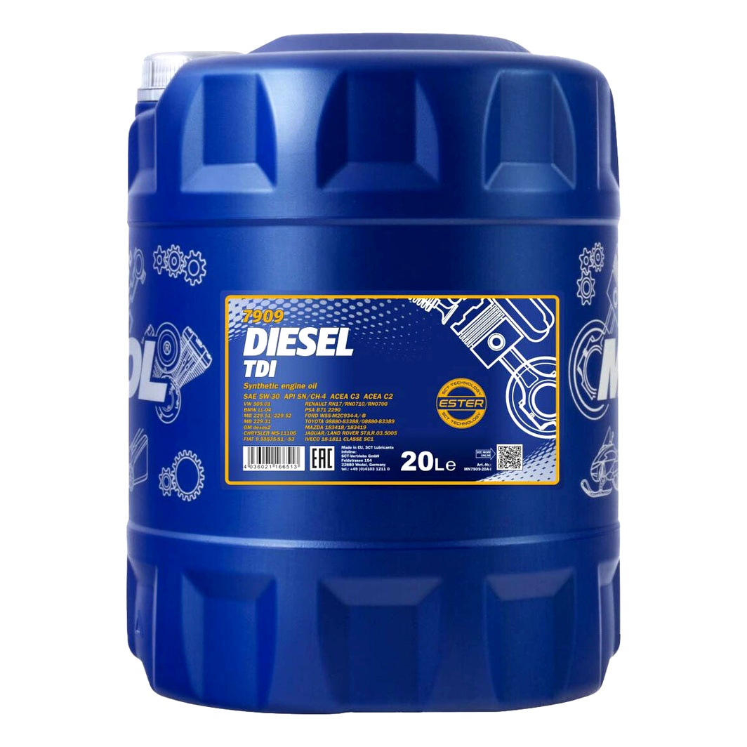 Моторное масло MANNOL Diesel TDI 5W-30 20 л (MN790920) - zapix