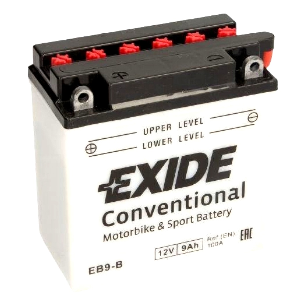 Акумулятор EXIDE Conventional 12V 9Ah 100A L+ YB9B - zapix