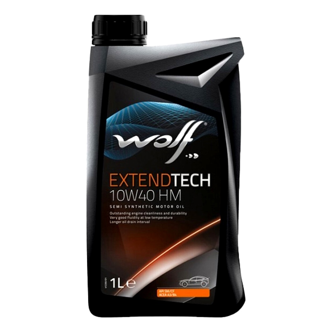 Моторное масло WOLF Extendtech HM 10W-40 1 л (8302114) - zapix
