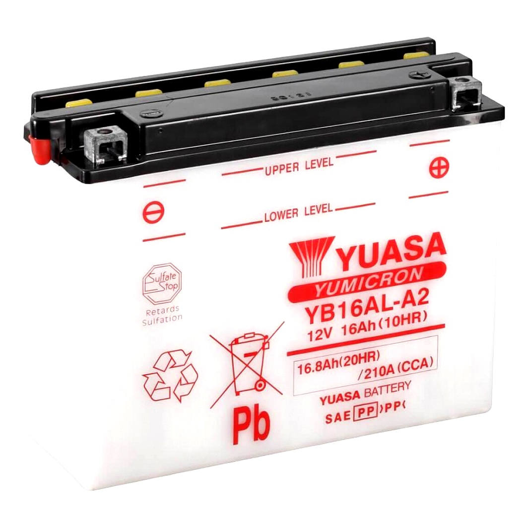 Акумулятор YUASA YuMicron 12V 16.8Ah 210A R+ YB16ALA2 - zapix