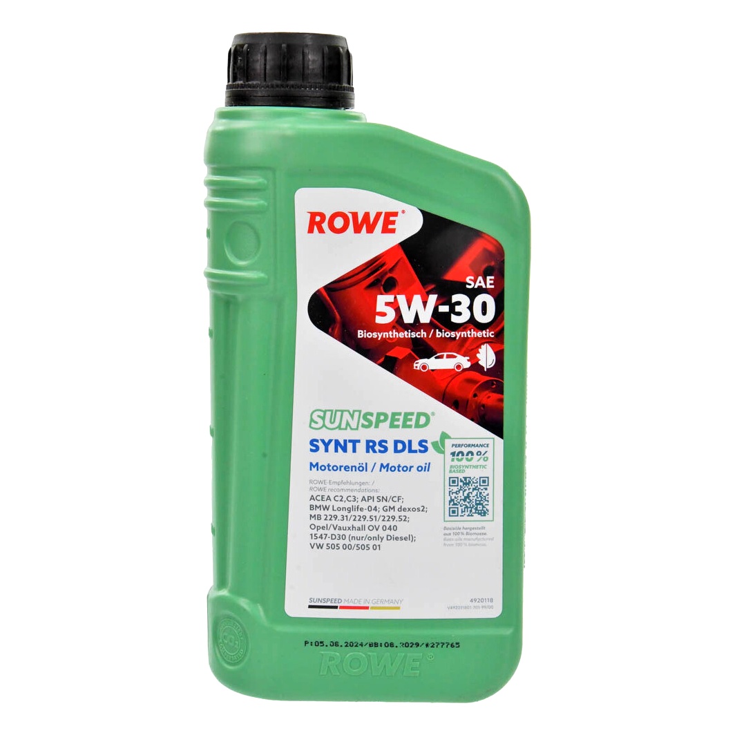 Моторна олива ROWE Sunspeed Synt RS DLS 5W-30 1 л (4920118001099) - zapix