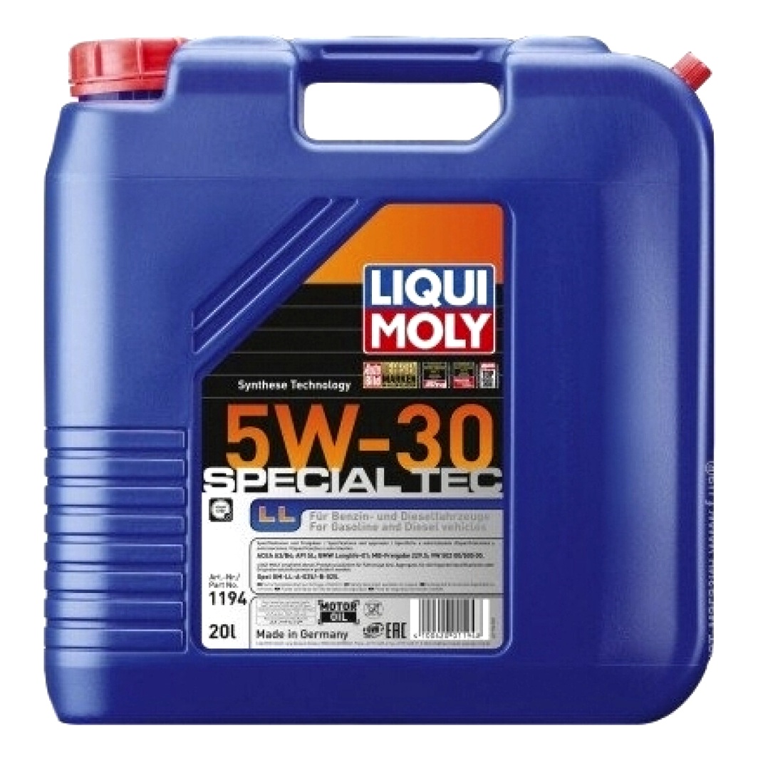 Моторна олива LIQUI MOLY Special Tec LL 5W-30 20 л (1194)