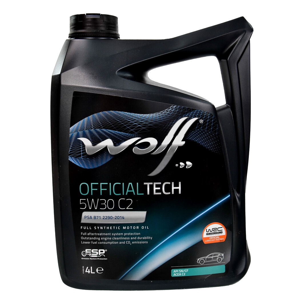 Моторна олива WOLF Officialtech C2 5W-30 4 л (8309014) - zapix