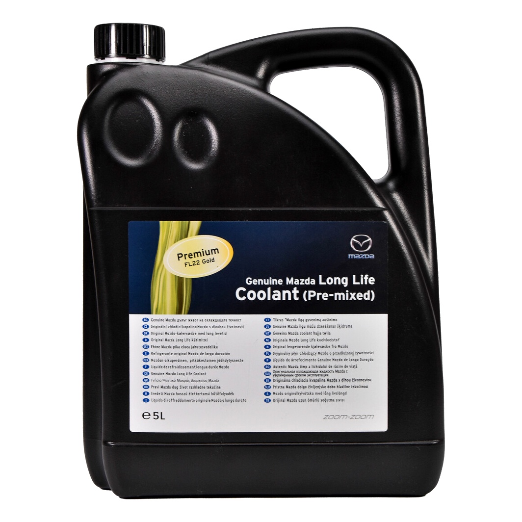 Готовий антифриз MAZDA Long Life Coolant FL22 зелений -44 °C 5 л (C122CL005A4X) - zapix