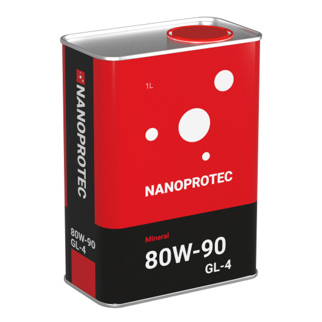 Трансмиссионное масло NANOPROTEC Mineral GL-4 80W-90 1 л NP2305501 - zapix