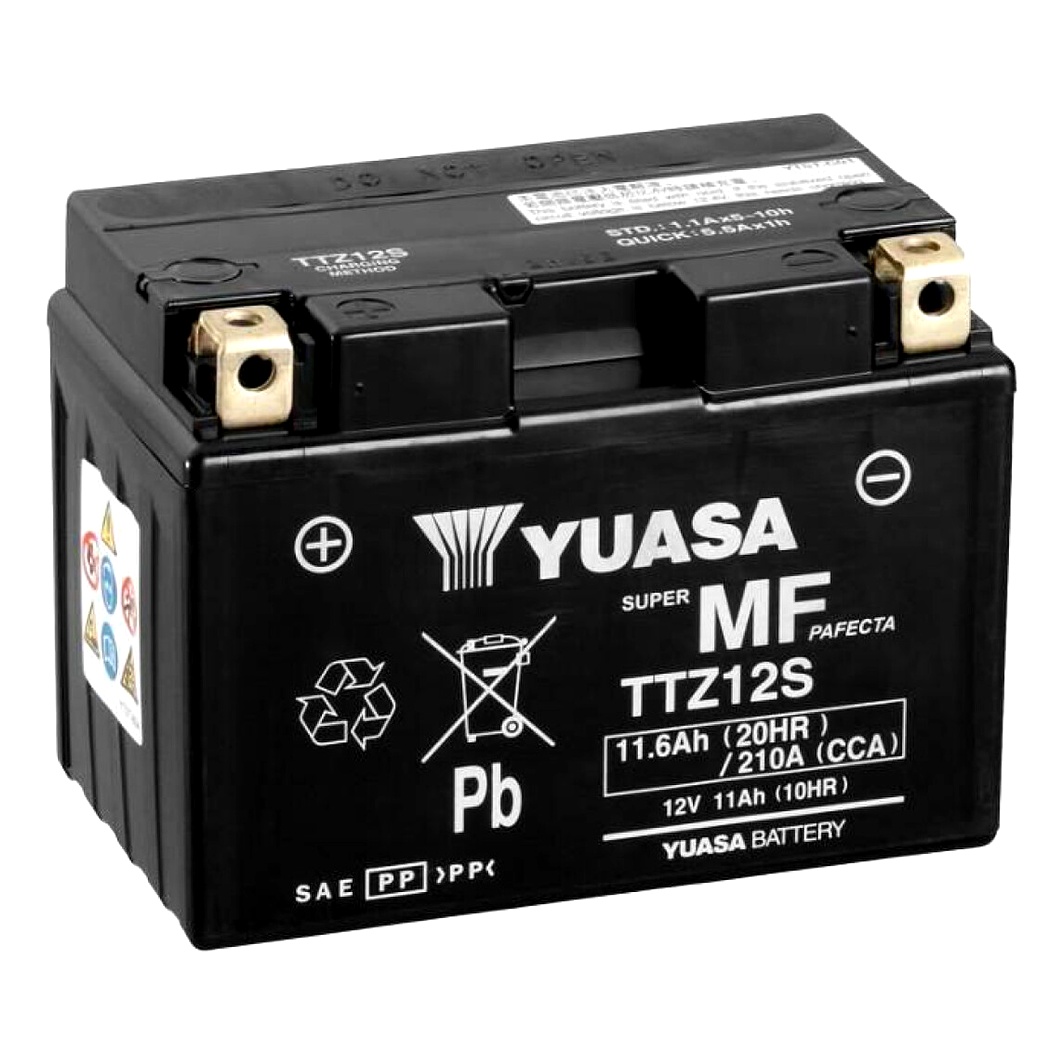 Акумулятор YUASA Super MF Pafecta 12V 11.6Ah 210A L+ TTZ12S - zapix