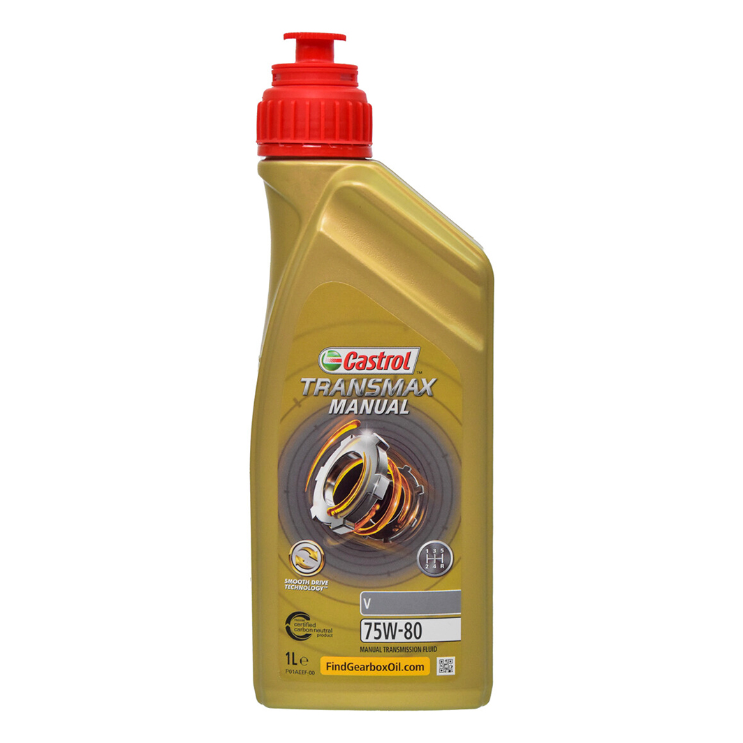 Трансмиссионное масло CASTROL Transmax Manual V GL-4+ 75W-80 1 л EBSYNVFE12X1L - zapix