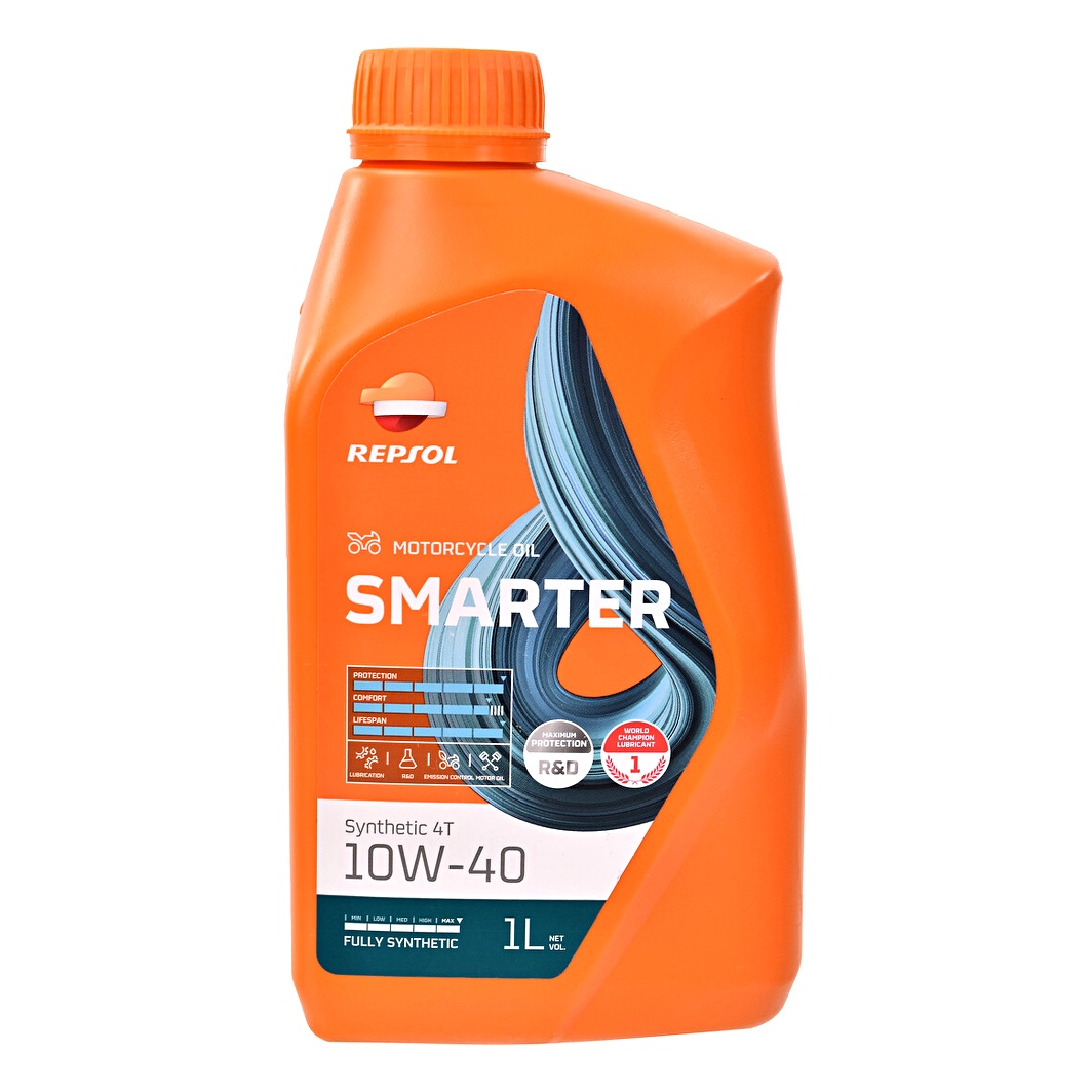 Моторное масло REPSOL Smarter Synthetic 4T 10W-40 синтетическое 1 л RPP2064MHC - zapix
