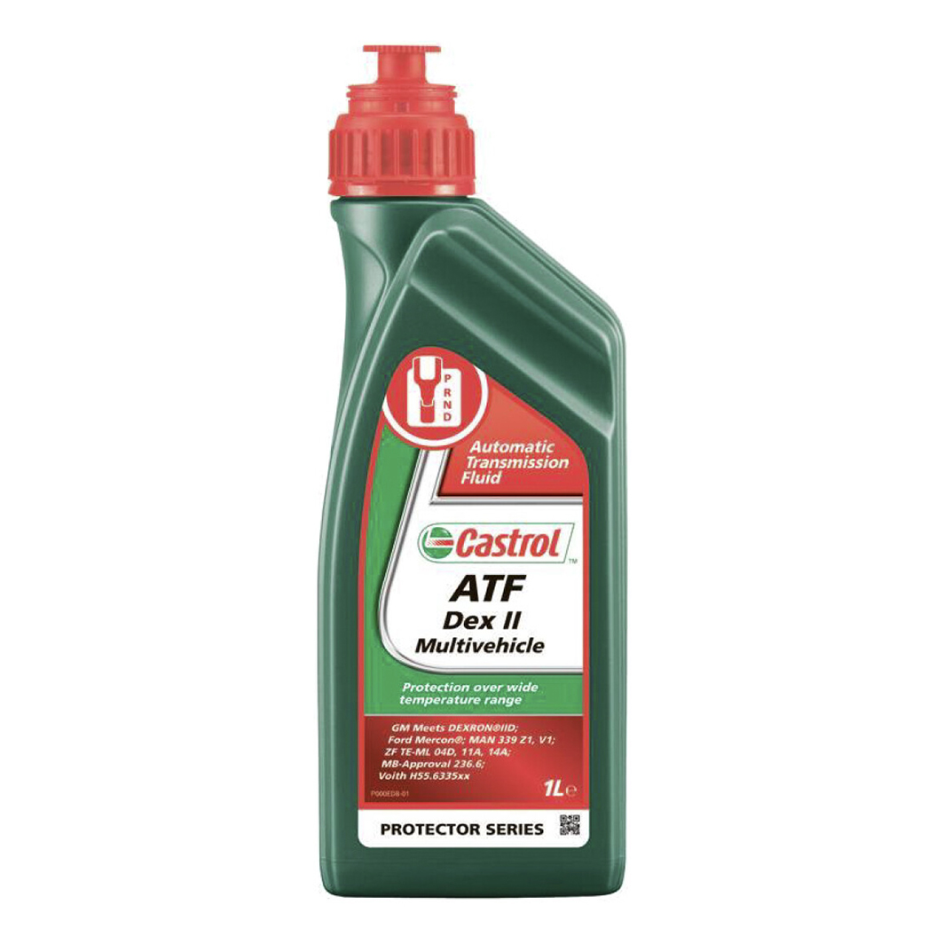 Трансмиссионное масло CASTROL ATF Dex II Multivehicle Fluid 1 л EBATFD2M12X1L - zapix