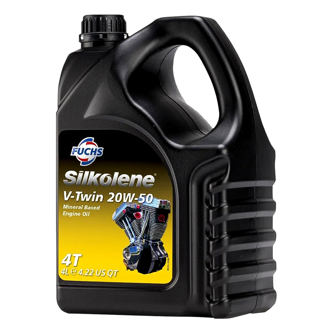 Моторное масло FUCHS Silkolene V-Twin 4T 20W-50 минеральное 4 л 600985387 - zapix
