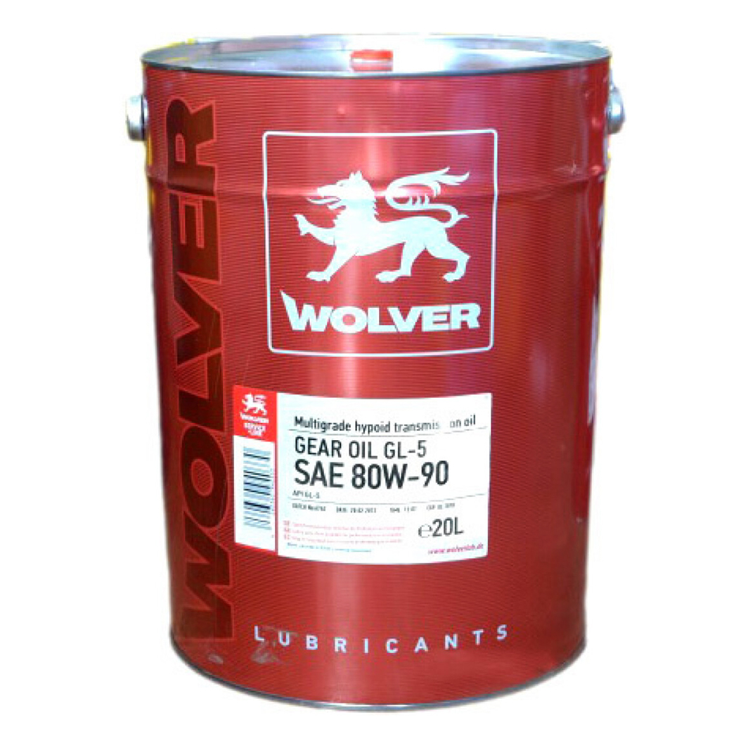 Трансмісійна олива WOLVER Gear Oil GL-5 80W-90 20 л 4260360940651 - zapix