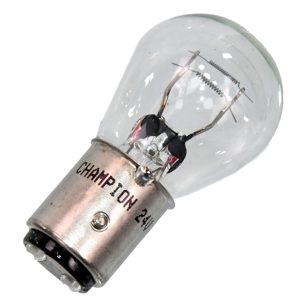 Автолампа накала CHAMPION P21/5W BAY15d 5W 24V прозрачная CBM32S - zapix