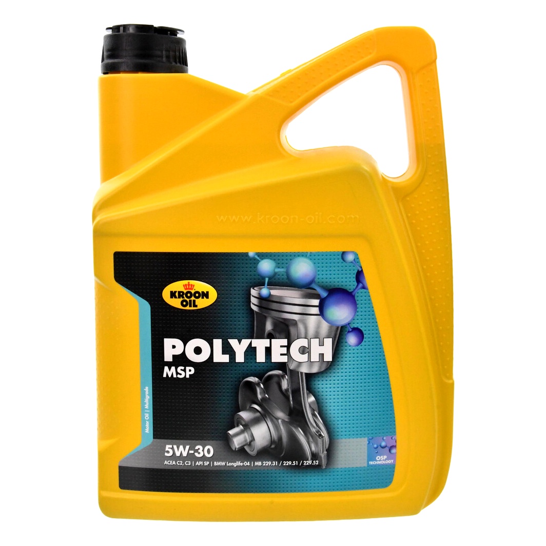 Моторное масло KROON OIL PolyTech MSP 5W-30 5 л (37400) - zapix