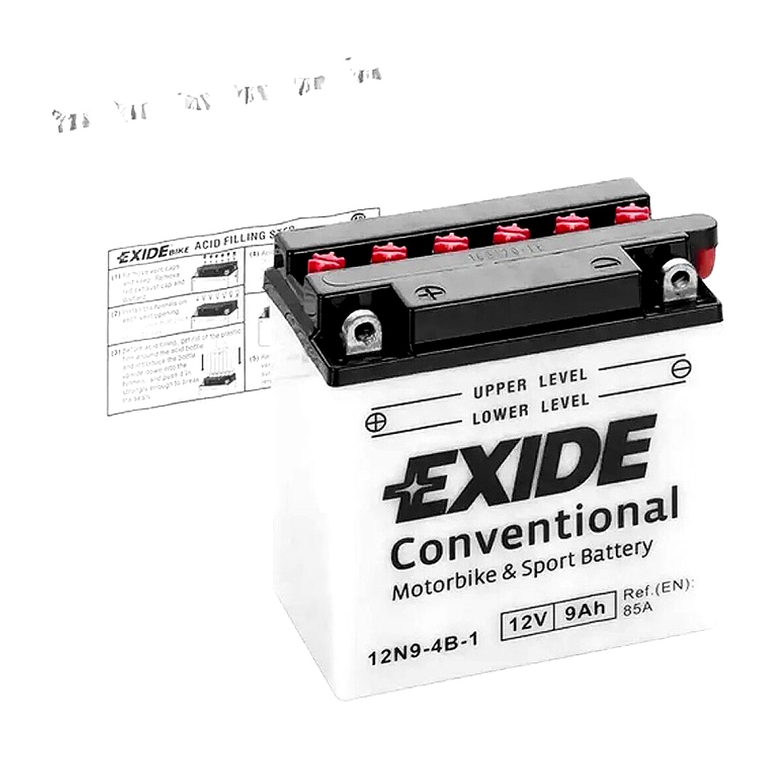 Акумулятор EXIDE Conventional 12V 9Ah 85A L+ 12N94B1 - zapix