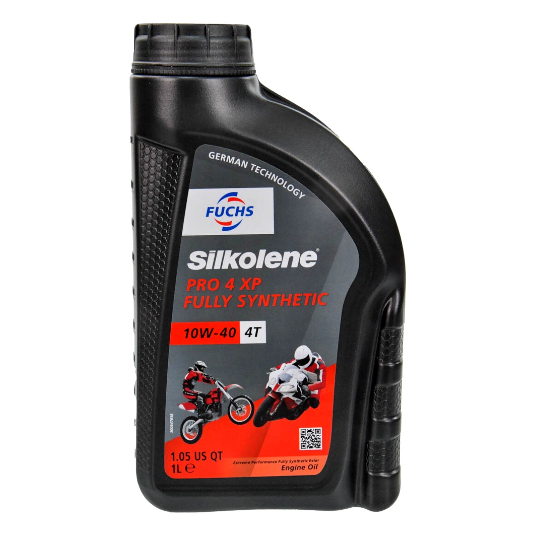 Моторное масло FUCHS Silkolene Pro 4 XP 4T 10W-40 синтетическое 1 л 602011572 - zapix