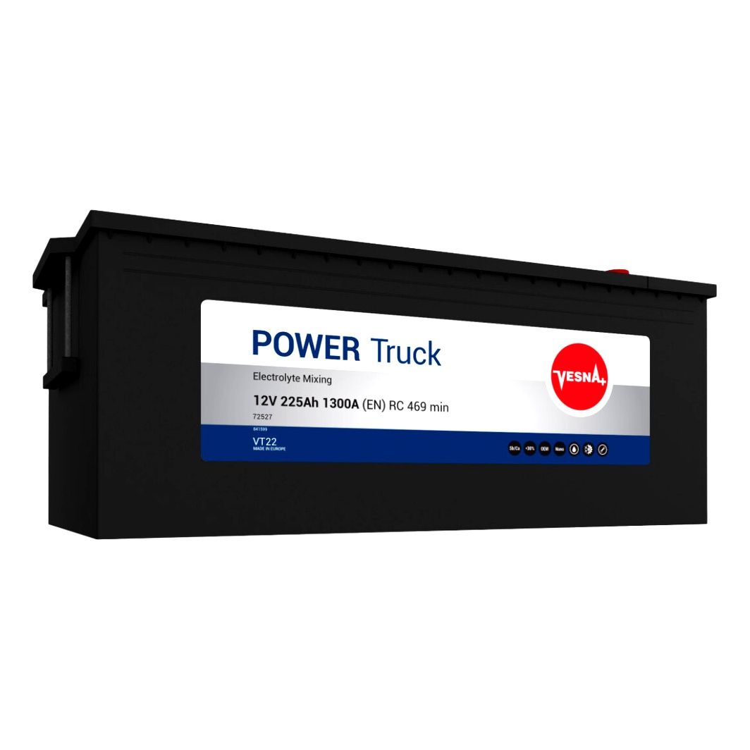 Акумулятор VESNA Power Truck 12V 225Ah 1300A L+ 843912 - zapix